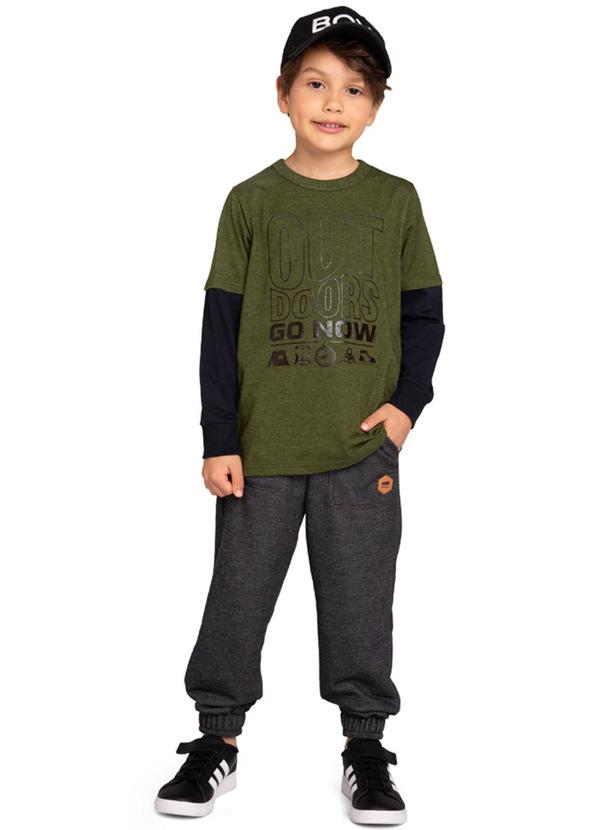 Marlan - Camiseta em Meia Malha Penteada Verde 2