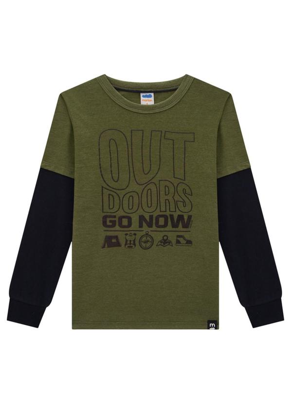 Marlan - Camiseta em Meia Malha Penteada Verde 3