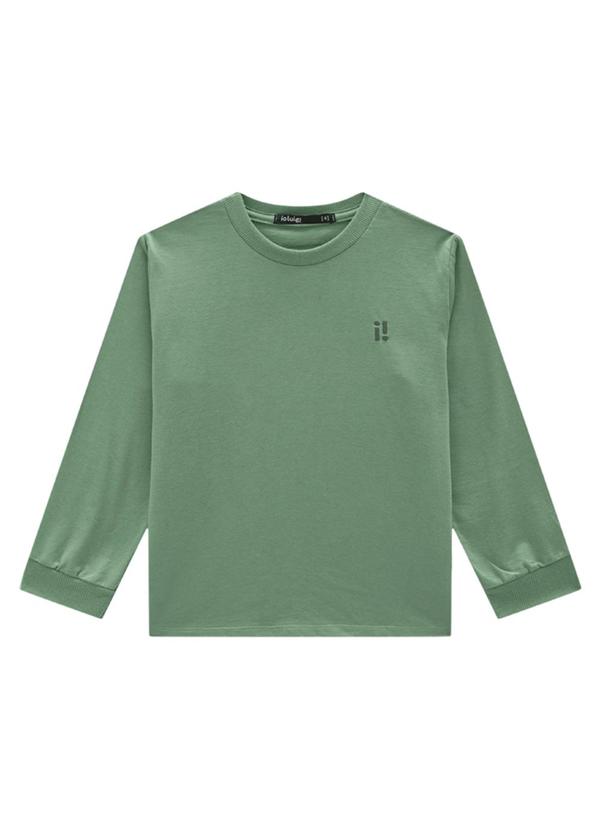 Ioluig - Camiseta em Meia Malha Penteada Verde