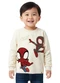 Malwee Kids - Camiseta Homem-Aranha® em Malha Azul - variação: Bege