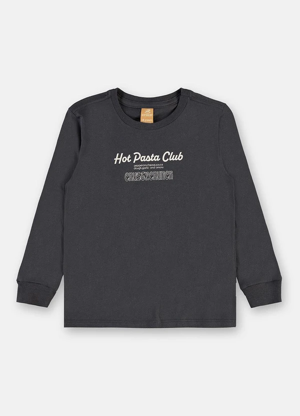 Up Baby - Camiseta Hot Pasta Cinza 5