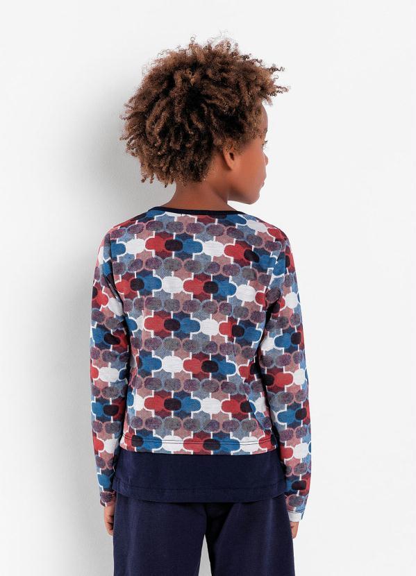 Queima Estoque - Camiseta Infantil Abstrata com Recortes 2