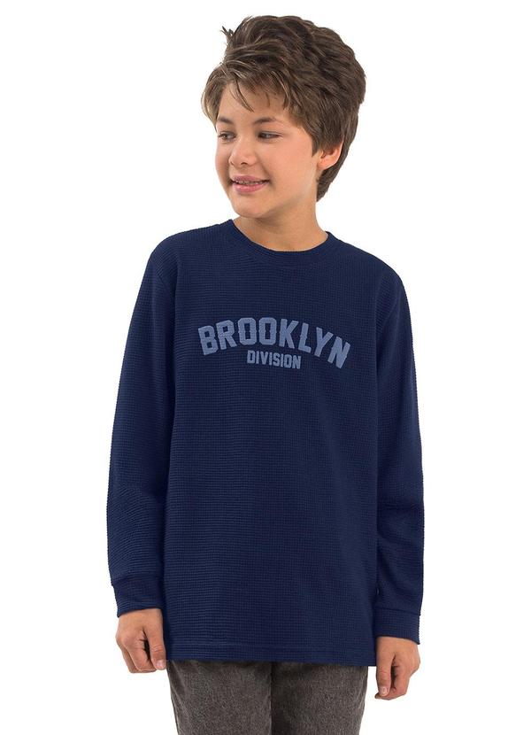 Ddk - Camiseta Infantil Brooklyn Division Azul