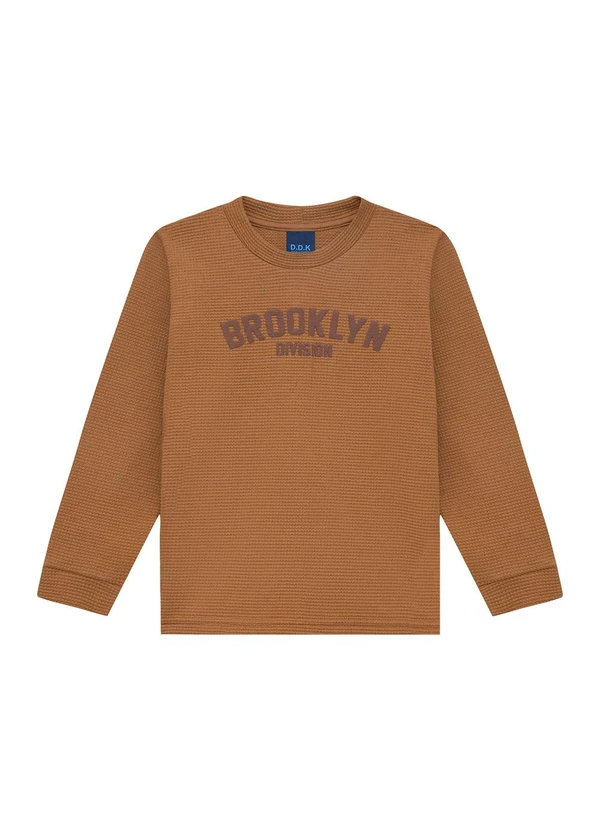 Ddk - Camiseta Infantil Brooklyn Division Marrom