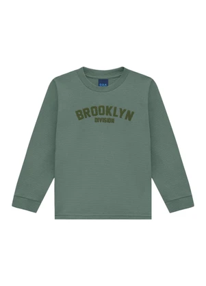 Ddk - Camiseta Infantil Brooklyn Division Verde - DDK