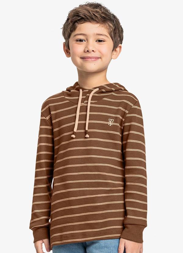 Trick Nick - Camiseta Infantil com Capuz Marrom