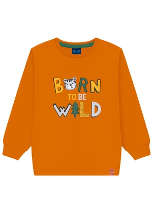 Ddk - Camiseta Infantil de Manga Longa Amarelo - DDK