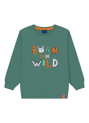 Ddk - Camiseta Infantil de Manga Longa Verde - DDK