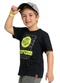 Marlan - Camiseta Infantil em Meia Malha Penteada Verde - variação: Preto