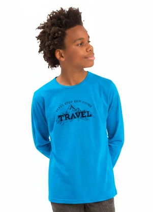 Ddk - Camiseta Infantil Exploring Azul - DDK