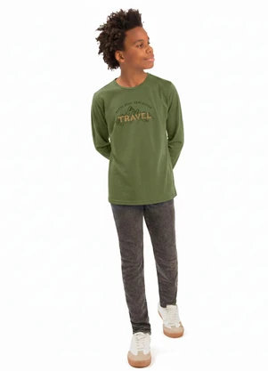 Ddk - Camiseta Infantil Exploring Verde - DDK