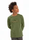 Ddk - Camisa Infantil com Botões Bege - variação: Verde