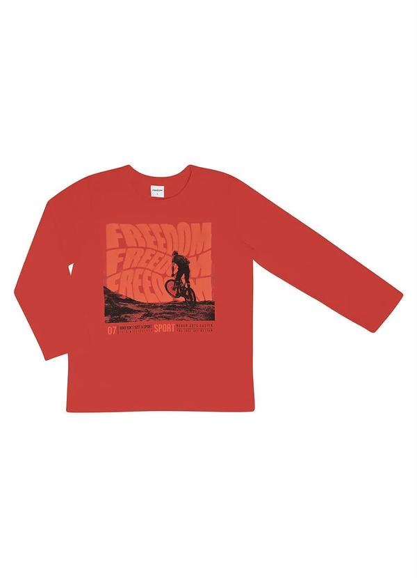 Rovi Kids - Camiseta Infantil Freedom Terracota