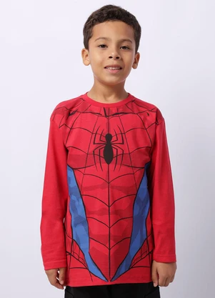 Torra - Camiseta Infantil Homem Aranha Vermelha - TORRA