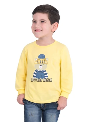 Ddk - Camiseta Infantil Little Bear Amarelo - DDK