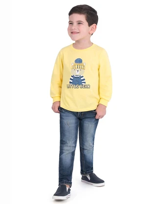 Ddk - Camiseta Infantil Little Bear Amarelo - DDK