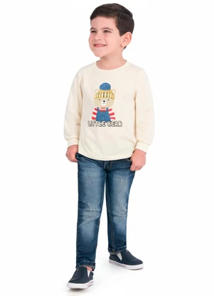 Ddk - Camiseta Infantil Little Bear Branco - DDK