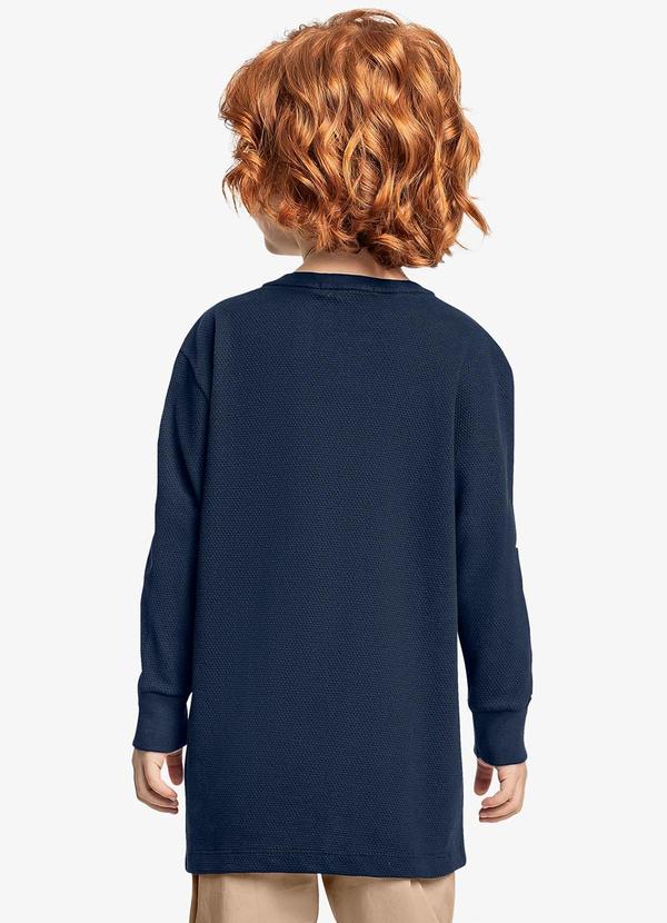 Trick Nick - Camiseta Infantil Manga Longa Azul 2