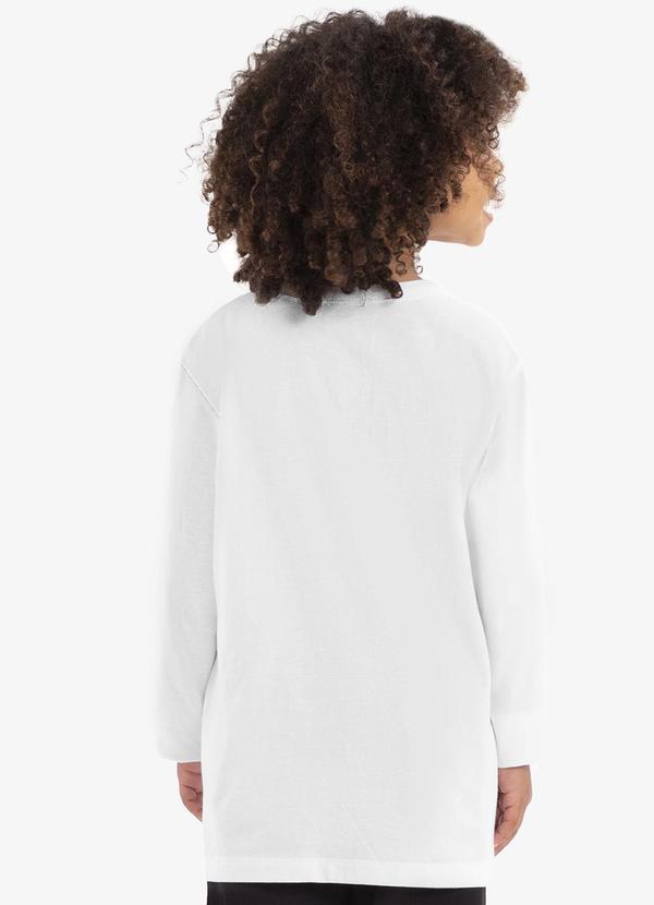 Rovi Kids - Camiseta Infantil Manga Longa Branco 2