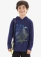 Rovi Kids - Camiseta Infantil Manga Longa com Capuz Preto - variação: Azul