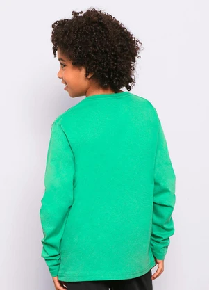 Torra - Camiseta Infantil Manga Longa Hulk Marvel Verde - TORRA