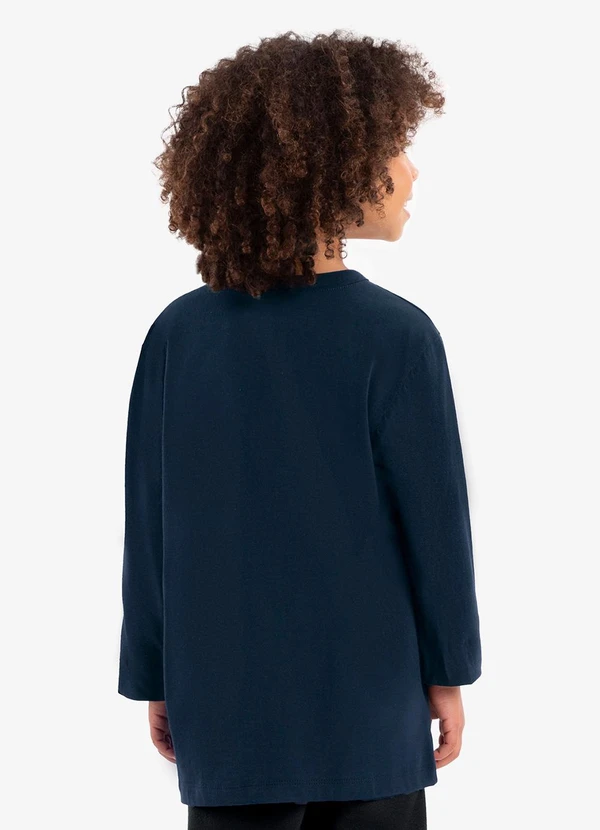 Rovi Kids - Camiseta Infantil Manga Longa Azul 3