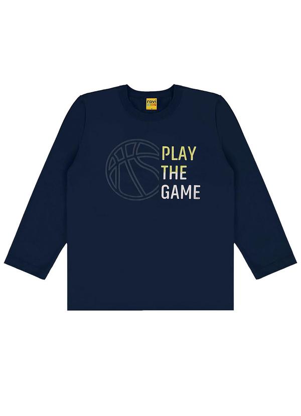 Rovi Kids - Camiseta Infantil Manga Longa Azul 4