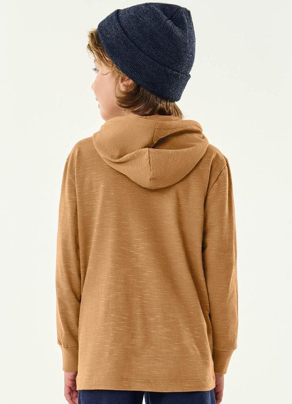 Trick Nick - Camiseta Infantil Masculina com Capuz Marrom 2