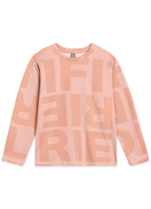 Tigor T Tigre - Camiseta Infantil Menino Match Rosa 1