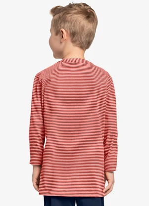 Trick Nick - Camiseta Infantil Masculino Manga Longa Laranja - TRICK NICK