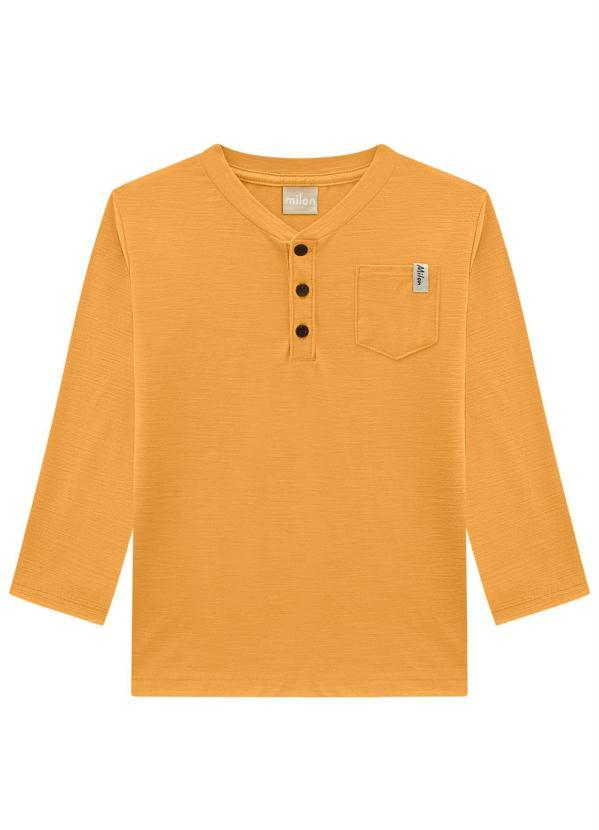 Milon - Camiseta Infantil Menino Amarelo 1