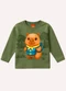 Kyly - Camiseta Infantil Menino Capivara Azul - variação: Verde
