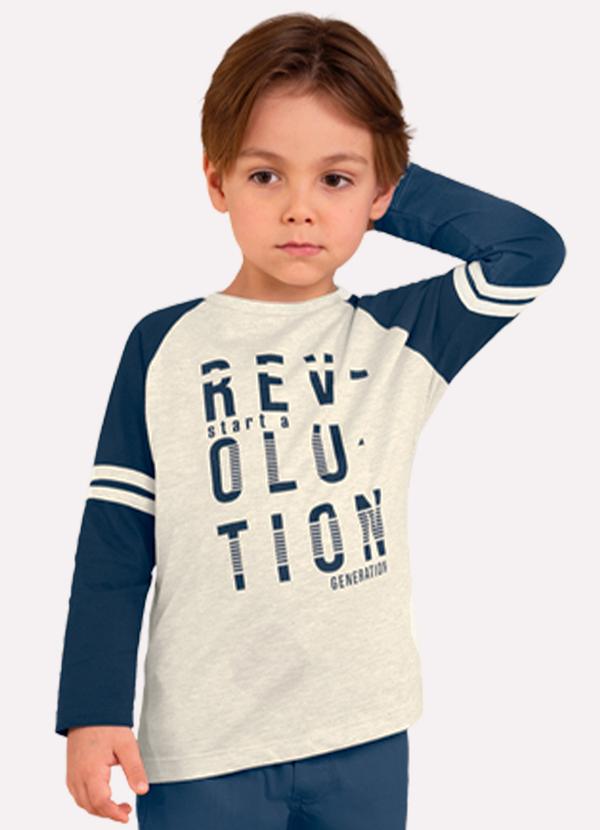 Milon - Camiseta Infantil Menino Cinza