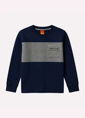 Kyly - Camiseta Infantil Menino em Algodão Azul - KYLY
