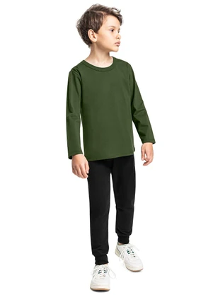 Bee Loop - Camiseta Infantil Menino em Algodão Verde - BEE LOOP