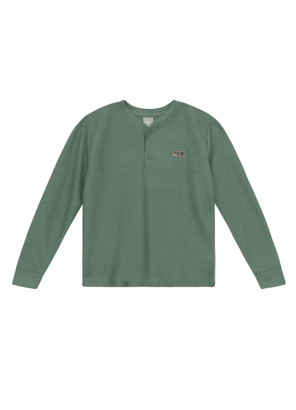 Brandili Mundi - Camiseta Infantil Menino em Malha Azul 1