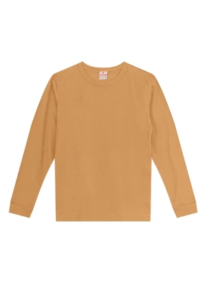 Brandili - Camiseta Infantil Menino em Malha Marrom - BRANDILI