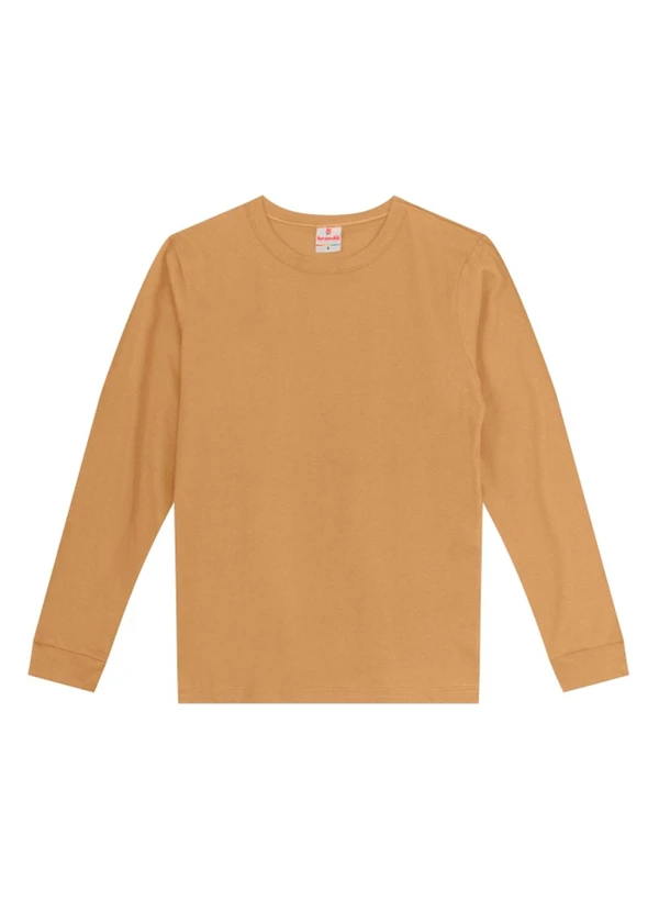Brandili - Camiseta Infantil Menino em Malha Marrom 2