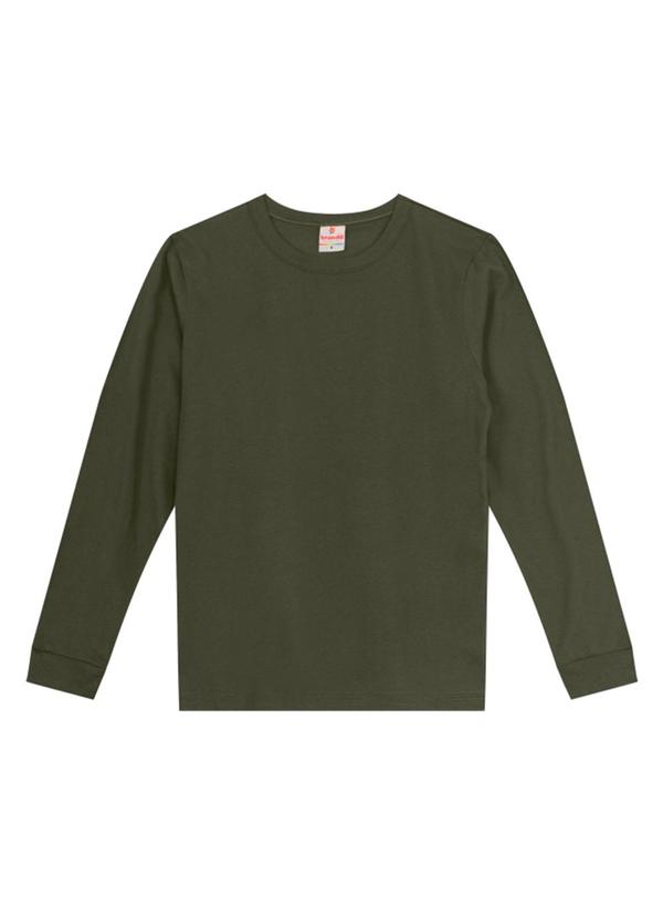 Brandili - Camiseta Infantil Menino em Malha Verde
