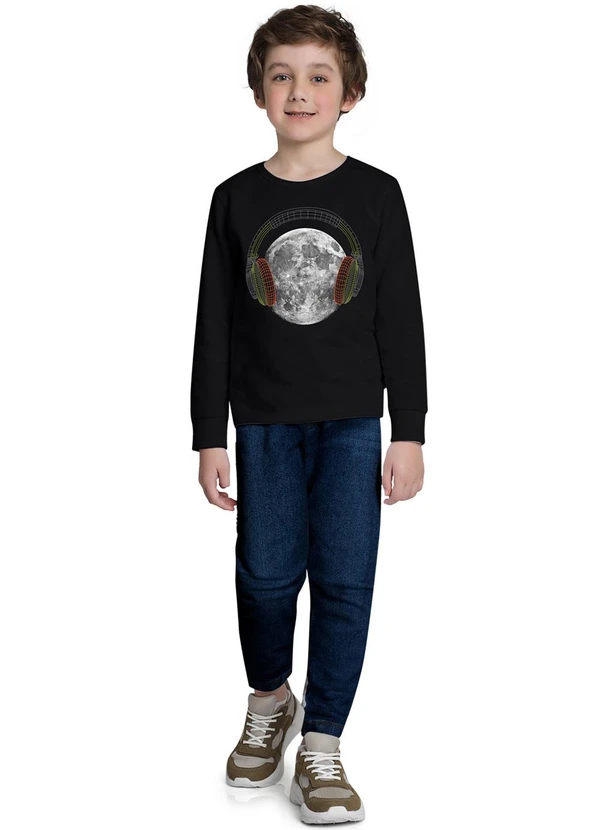 Kyly - Camiseta Infantil Menino Estampa Preto 2