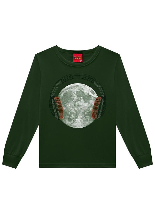 Kyly - Camiseta Infantil Menino Estampa Verde