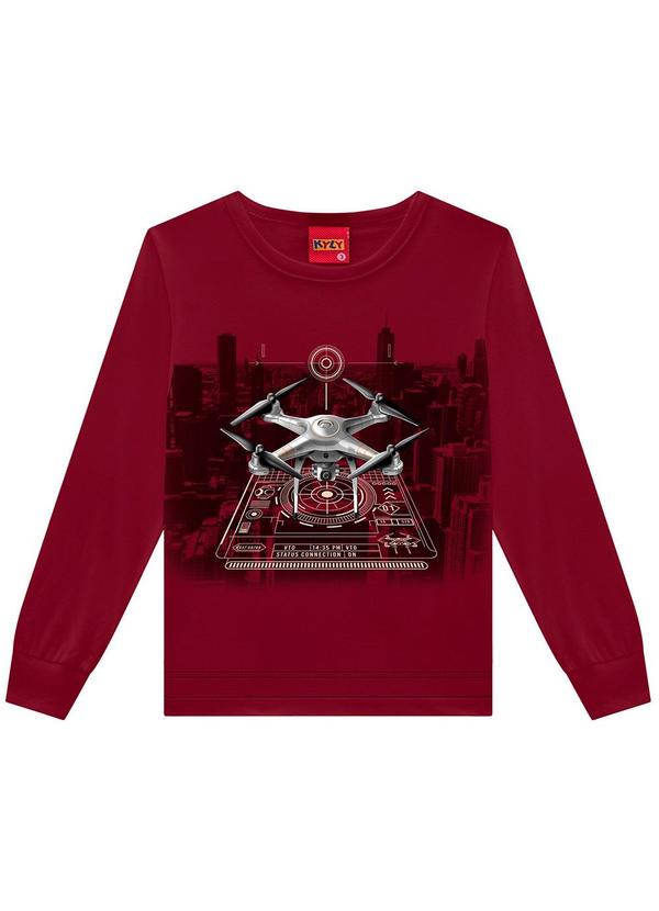 Kyly - Camiseta Infantil Menino Estampa Vermelho 3