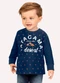 Milon - Camiseta Infantil Menino Lettering Azul - variação: Azul