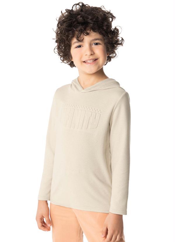 Malwee Kids - Camiseta Infantil Menino Manga Longa Marrom 1