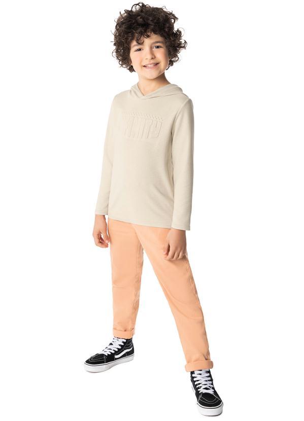 Malwee Kids - Camiseta Infantil Menino Manga Longa Marrom 2