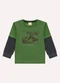 Milon - Camiseta Infantil Menino Montanha Verde - variação: Verde