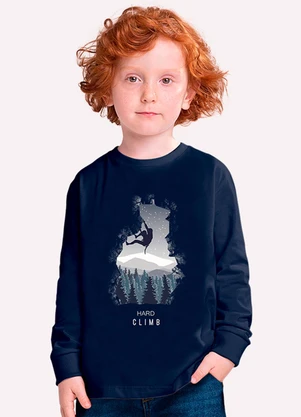 Milon - Camiseta Infantil Menino Natureza Azul - MILON