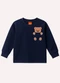 Kyly - Camiseta Infantil Menino Ursinho Verde - variação: Azul