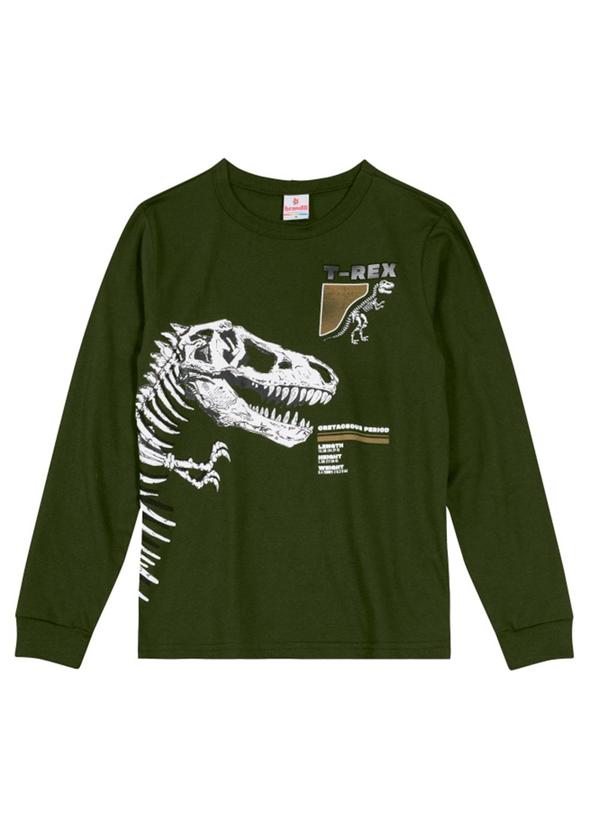 Brandili - Camiseta Infantil Menino Verde