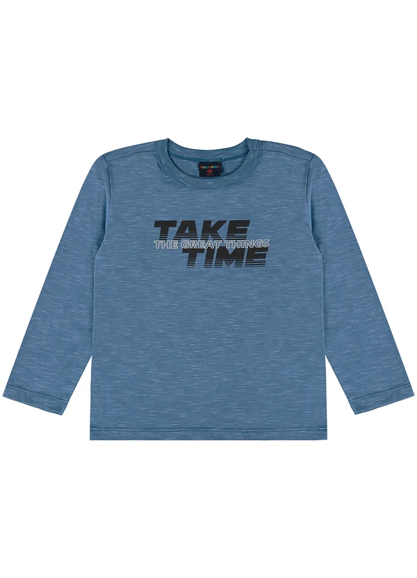 Guloseima - Camiseta Infantil para Menino Guloseima Azul